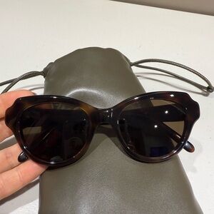 Loewe Slim 53mm Round Sunglasses